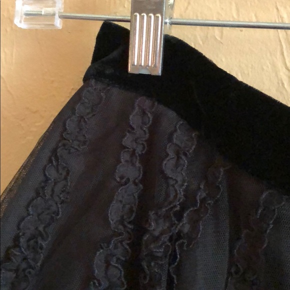 Red Valentino silk skirt with ruffle detail - Picture 5 of 7